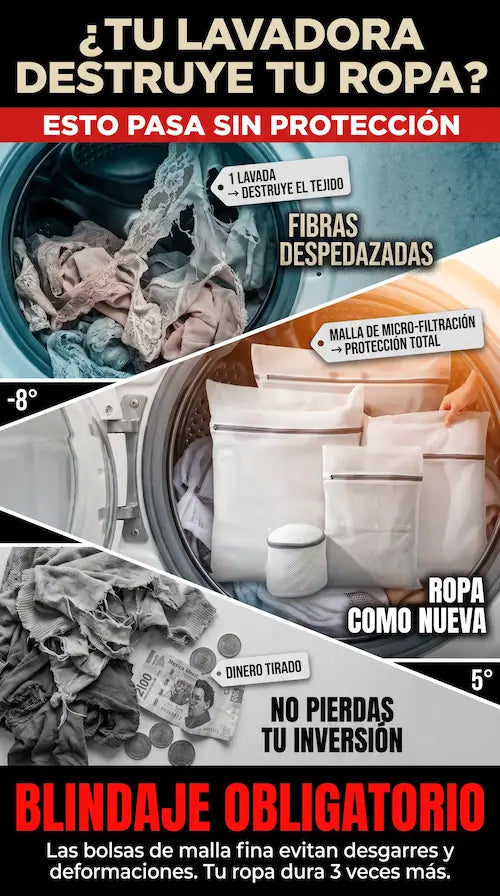 Bolsas para Lavadora PROTECT (pack X8)