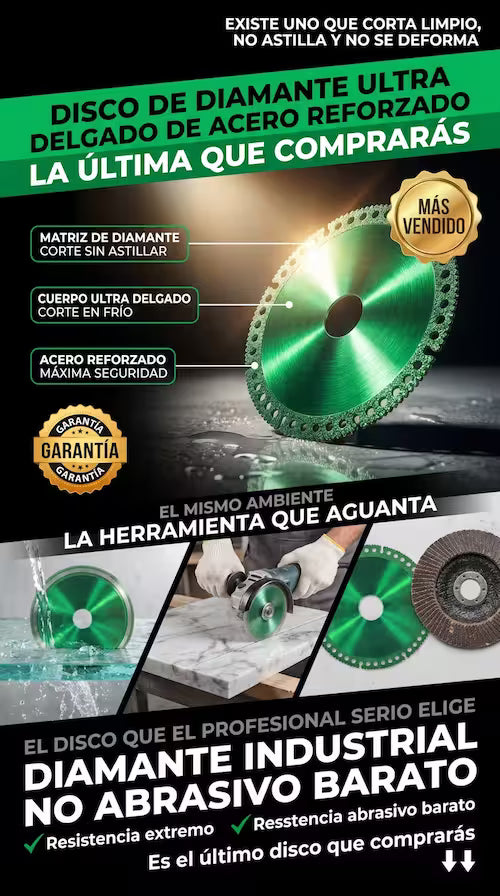 Disco Corte Verde ULTRAPOWER (Pack X 3)